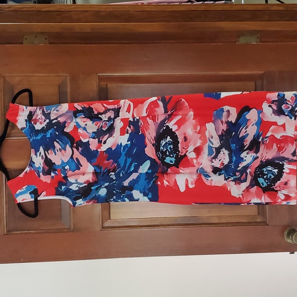 Watercolor Floral Dress